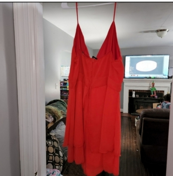 Nwt Fashion nova 3x red romper - Picture 3 of 5